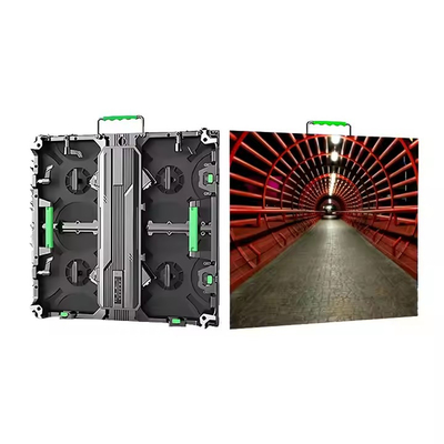 屋外レンタル ダイカスティング アルミ RGB LED ディスプレイ P3.91 防水 多画面 柔軟 HD SMD DC5V