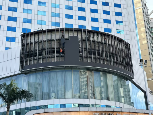 ダイカスト アルミニアム 高明るさ P16 640*640mm 屋外防水フルカラーLEDディスプレイ