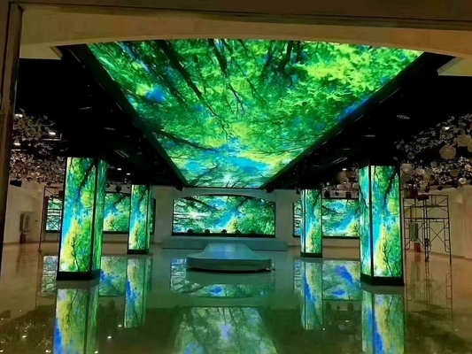 巨大なシームレススプリンク室内/室外LEDディスプレイ画面 500x500mm P3.91 P4.81 舞台背景ビデオ壁のレンタル