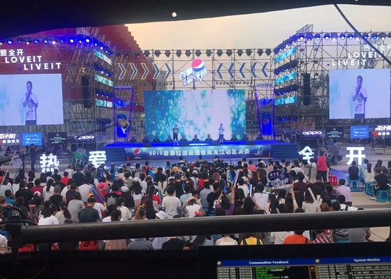 高明るさ フルカラー 屋外 フルカラー P8 イベント レンタル LED ビデオ ウォールスクリーン 8mm ピクセルピッチ 640*640mm/960*960mm キャビネットサイズ