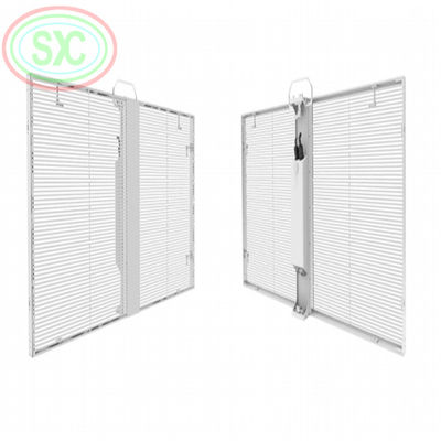 お買い得 防水 IP43 イベント・展示用透明LEDスクリーン キャビネット 体重 6.2kg SMD2121 LEDタイプ オンライン