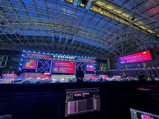 全彩室内ステージ LED ダイカスト アルミ 画面 鉄 キャビネット LED ディスプレイ 3 年間の保証