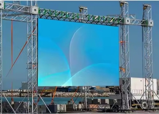 屋外フルカラーLEDディスプレイ P8 固定防水 IP65 1/16 スキャンモード