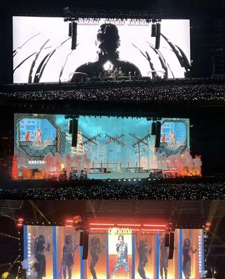 1R1G1B 屋内 160000 ピクセル/平方メートル P2.5 LED デジタルスクリーン LED ビルボード