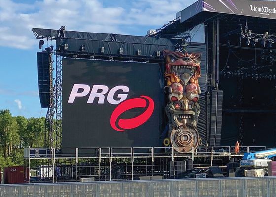 屋外 P5 LED ビルボード SMD1921 フルカラー IP65 防水