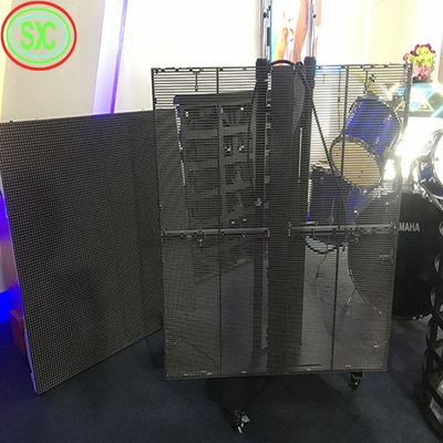 運転方法 透明なLEDディスプレイ 室内広告用アルミキャビネット素材