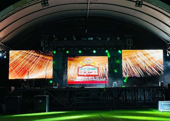 カスタマイズされたフルカラーLED ダイカスト アルミ 画面 2500 CD/Sqm 室内 LED 広告画面