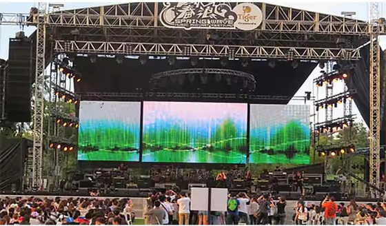P6 アウトドア フルカラーHD LED ダイカスト アルミニアムリーシングスクリーン 3年保証 LED広告板