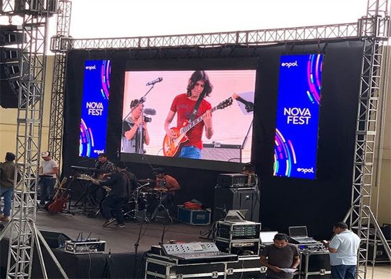 P10 屋外 LED 広告ディスプレイ IP65 防水 5000cd 輝度