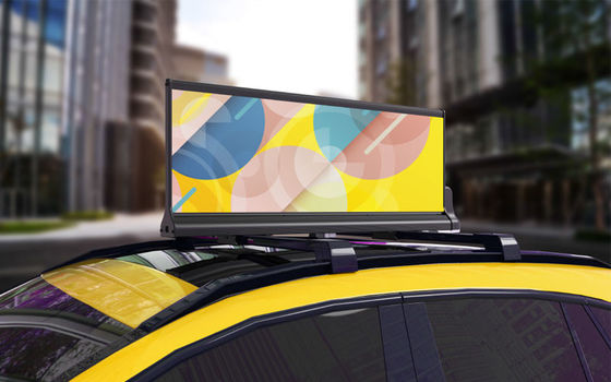 P6 HD フルカラーLEDカー屋根サインディスプレイ IP65防水