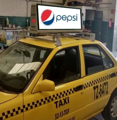 P3 アウトドアタクシー トップ LEDスクリーン 車の屋根 LEDディスプレイ 広告用 デジタルサイネージとディスプレイ