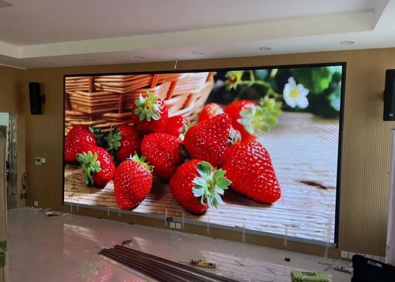 固定ステージ 室内 フルカラーHD 4K P3 ダイカスト アルミウム LED ディスプレイ ピクセル密度 62500/Sqm