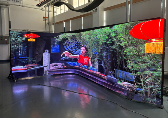 P1.56 中国製の高品質のCOBLEDスクリーンパネル,微小ピクセルピッチの巨大LEDディスプレイ