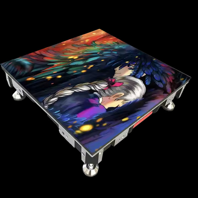 パーティーイベント 室内 室外 LED ダンスフロア スクリーン 500*1000mm キャビネット フルカラー
