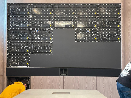 室内 P1.2 P1.5 P1.8 COB LEDスクリーンクラブ LEDディスプレイ 600X337.5 インテリア会議用 LEDスクリーン 小型ピクセルピッチ LED壁