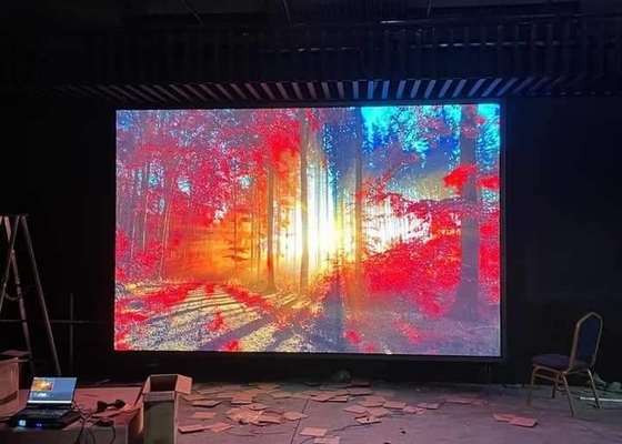 HDステージ背景 スリム 500x500mm キャビネット LED掲示板 室内 P3.91 レンタル