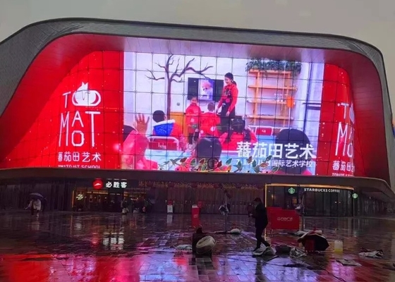 P8 透明な屋外フルカラーLED 鋳型アルミキャビネット