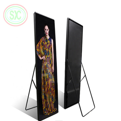 P2.5mm ピッチ アルミ LED ポスターディスプレイ 680x2000mm スクリーンサイズとアルミパネル素材