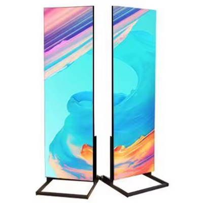 LEDポスター広告室内 P1.8 P2.5 ポータブル パンタラ LEDマトリックスパネルモジュール 掲示板 折りたたむLEDポスターディスプレイ