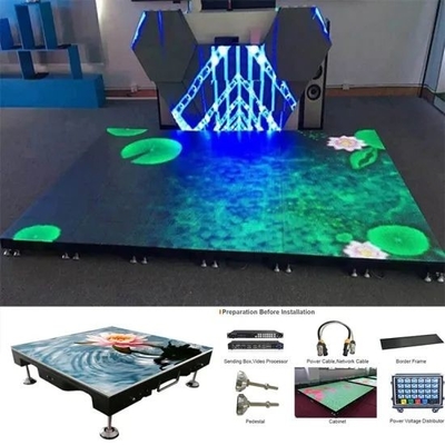 3840hz/s リフレッシュレートと RGB 3IN1 コントロール スパークリング・ライト・ダンスフロア