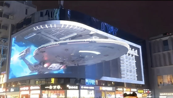 屋外フルカラーLEDディスプレイP8 高明るさビデオウォール