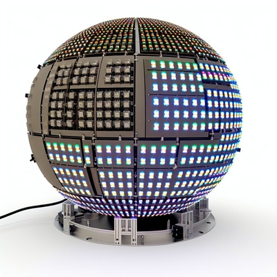 ISO認証および防水IP43を備えたEpistar LEDチップ搭載球体LEDスクリーン
