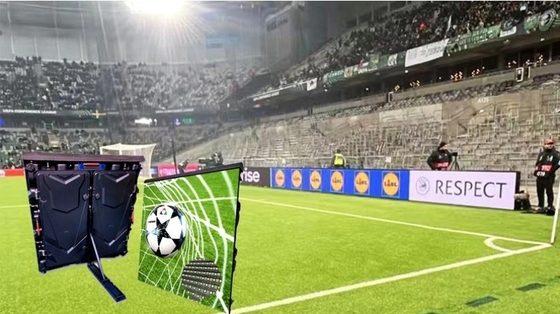 5000:1コントラスト比スタジアムLEDディスプレイ、IP65等級、40000ピクセル/㎡の高画素解像度