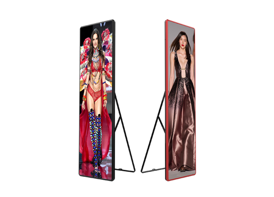 キャビネット アルミ製 LED ポスターディスプレイ 680x2000mm スクリーンサイズと 1R1G1B カラー構成