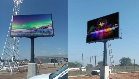 屋外広告用RGB 3in1画素構成のIP65防水屋外定義LED看板