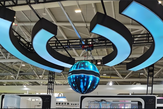 フロントサービスメンテナンス方式モジュールサイズ320*160mmの最高のラウンドLEDモニターを入手してください