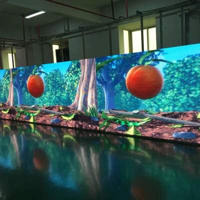 CE/ROHS/FCC認証された細角 LEDディスプレイ 640000点/m2密度 鋳型アルミキャビネット材料と性能