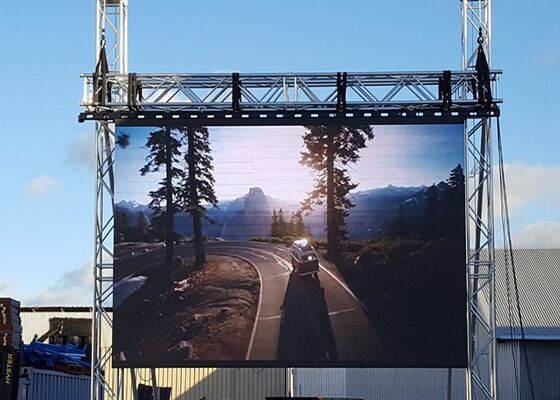 防水式開閉キャビネット p6 屋外フルカラーLEDディスプレイ