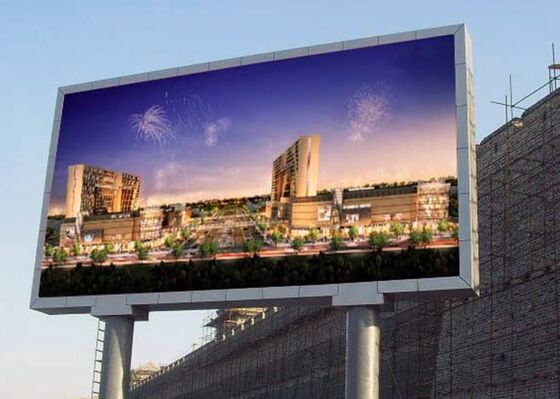 防水 後部 オープン キャビネット p10 外部 フルカラー LED 画面