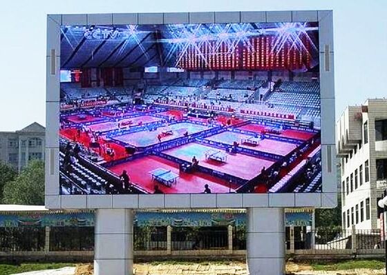 P6 ナショナルスター 屋外防水広告 高品質の固定LEDディスプレイ