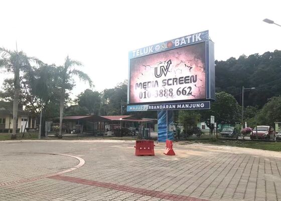 屋外 p6 192*192mm フルカラー固定設置 LEDディスプレイ 防水キャビネット 広告 LED画面