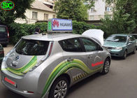 ビデオP4車LEDの上のビデオ印の表示タクシーの屋根LEDの印3G WIFI