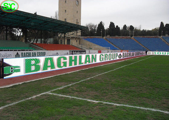 P10 RGBのフットボール スタジアムのLED表示は、5000hz最高リフレッシュ レートを5年の保証