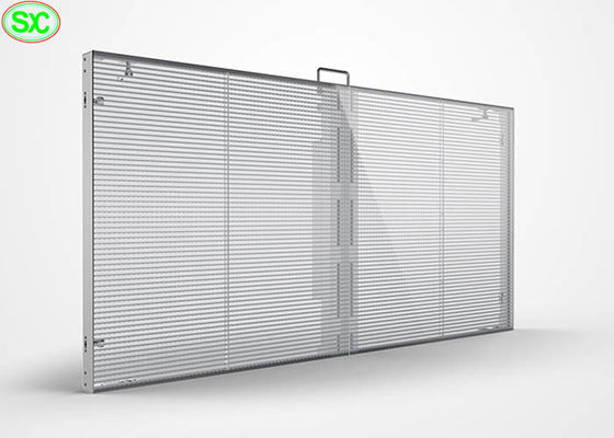 透明なビデオ ガラス スクリーンの透明な窓の表示を広告するP10