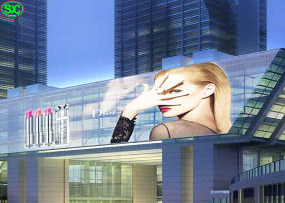 P12 90%の透明物が付いている適用範囲が広い曲げられた導かれた透明な表示画面