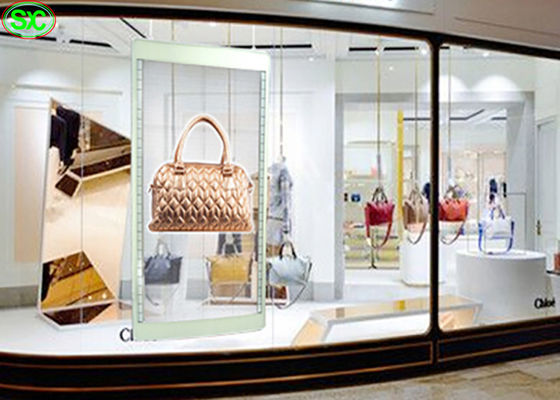 高明るさ透明LEDパネル,フルカラーサイン SMD2121LED透明ディスプレイ