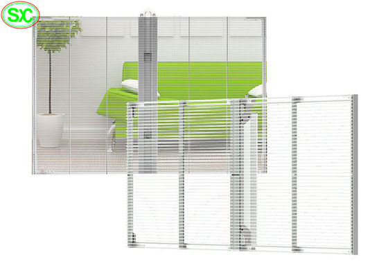 高明るさ透明LEDパネル,フルカラーサイン SMD2121LED透明ディスプレイ