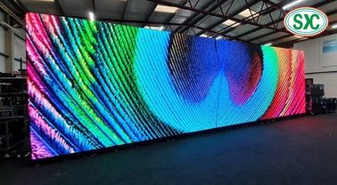 P4 フルカラー ハンガング LED レンタルスクリーン 高明るさ 3 年間の保証