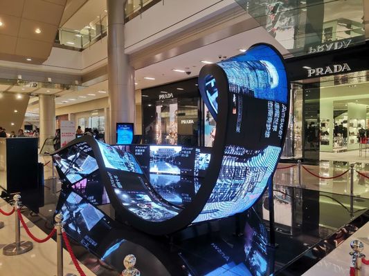 お買い得 カスタマイズされた屋内適用範囲が広い導かれた表示掲示板球の球スクリーンの不規則な形 オンライン