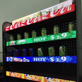 熱販売の新しい項目スーパーマーケット/クラブ/店の屋内棚のストリップLEDのSIGで使用される小さいピクセル ピッチの穂軸の棚スクリーンP1.87
