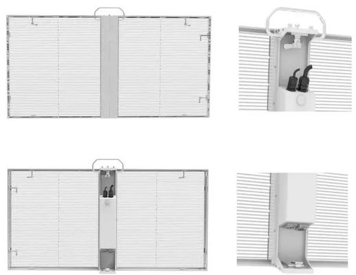 2500 ニット 透明なLED画面