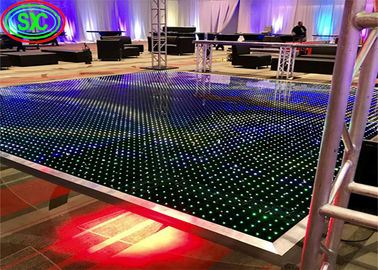中国 SMD3535 サウンドアクティブ DJ LED ディスコダンスフロア ホワイトビームパネル