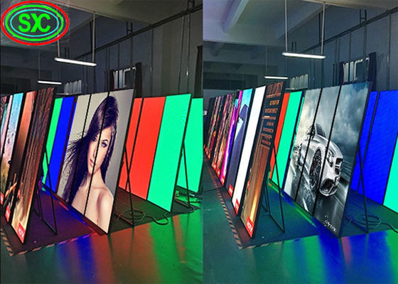 お買い得 20広告をLEDポスターディスプレイ 680x2000mm スクリーンサイズ アルミキャビネットとSMD2121 LEDチップでアップグレードしてください オンライン