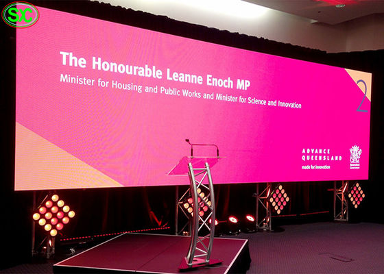 段階のでき事の水兵P1.6 2500cd/㎡の屋内フル カラーのデジタルによって導かれる表示TVの壁