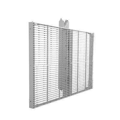 P3.91-7.82 透明 LED ガラス壁ディスプレイ 5000cd/m² 160° 視野角