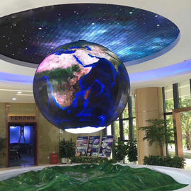 360° 室外 フルカラー コラム スフィア LED ディスプレイ スクリーン 建物 掲示板